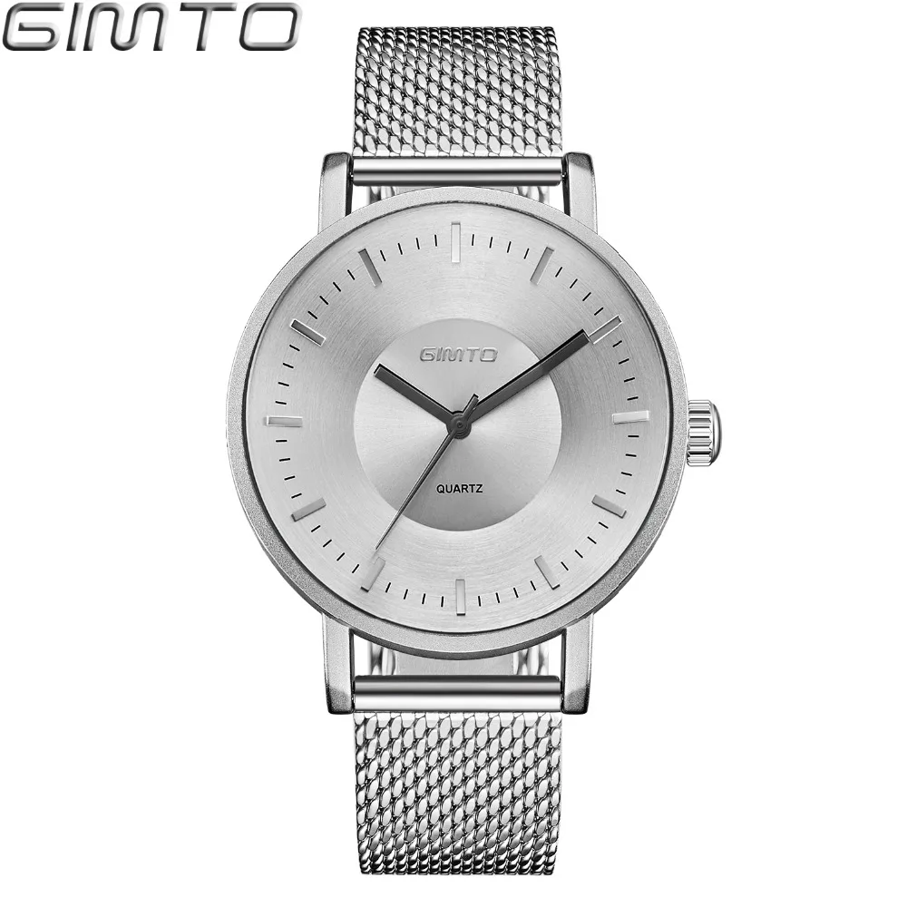 GIMTO Brand Simple Quartz Men Watch Fashion Steel Band Male Military Clock Creative Lovers Wrist Watches relogio masculino
GIMTO Brand Simple Quartz Men Watch Fashion Steel Band Male Military Clock Creative Lovers Wrist Watches relogio masculino