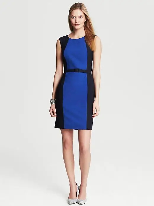 2016 new style Colorblock Cobalt Light weight Wool Belted Sheath custom made women dress
2016 new style Colorblock Cobalt Light weight Wool Belted Sheath custom made women dress