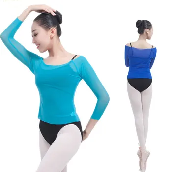 New Ballet Dance Overall Leotard Cover For Women Sevens Long Sleeve Stretch Soft Mesh Tops Gymnastics Ballet Dance Coat 7Colors
New Ballet Dance Overall Leotard Cover For Women Sevens Long Sleeve Stretch Soft Mesh Tops Gymnastics Ballet Dance Coat 7Colors