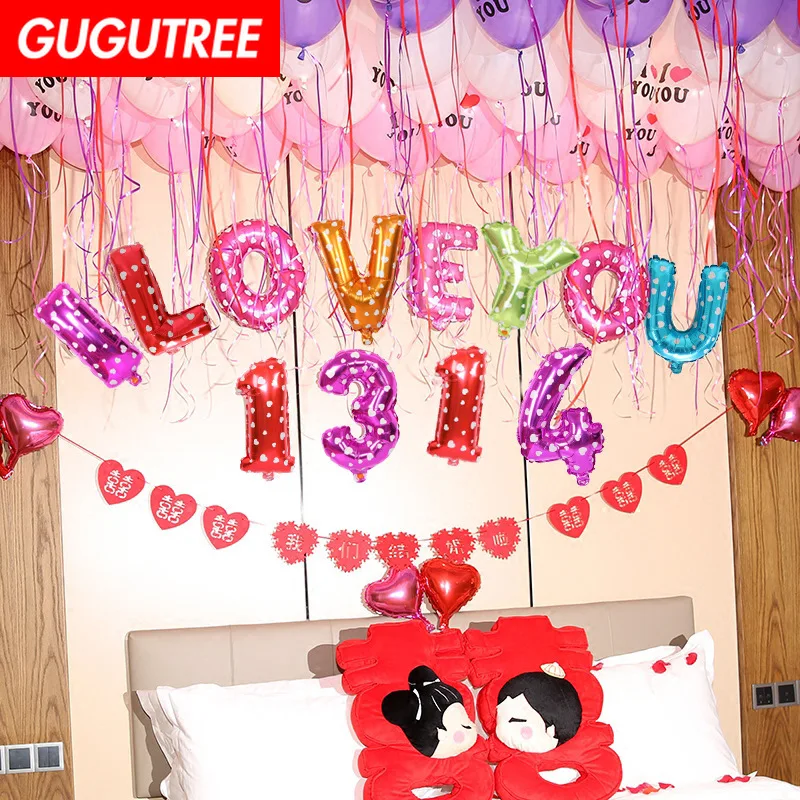 GUGUTREE PARTY one set 16inch i love you 1314 foil ballon wedding event christmas halloween festival birthday party HY-119
GUGUTREE PARTY one set 16inch i love you 1314 foil ballon wedding event christmas halloween festival birthday party HY-119