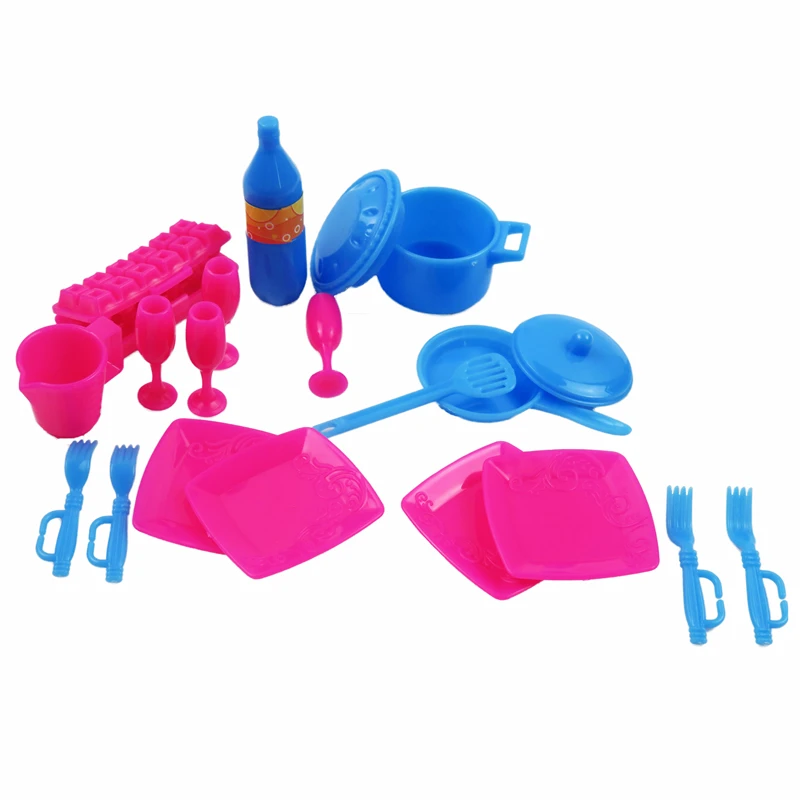 18 PCS Doll Cooking Tools Pots and Pans Dishes Glasses Cutlery Mini Simulation Tableware Toys Doll Accessories
18 PCS Doll Cooking Tools Pots and Pans Dishes Glasses Cutlery Mini Simulation Tableware Toys Doll Accessories