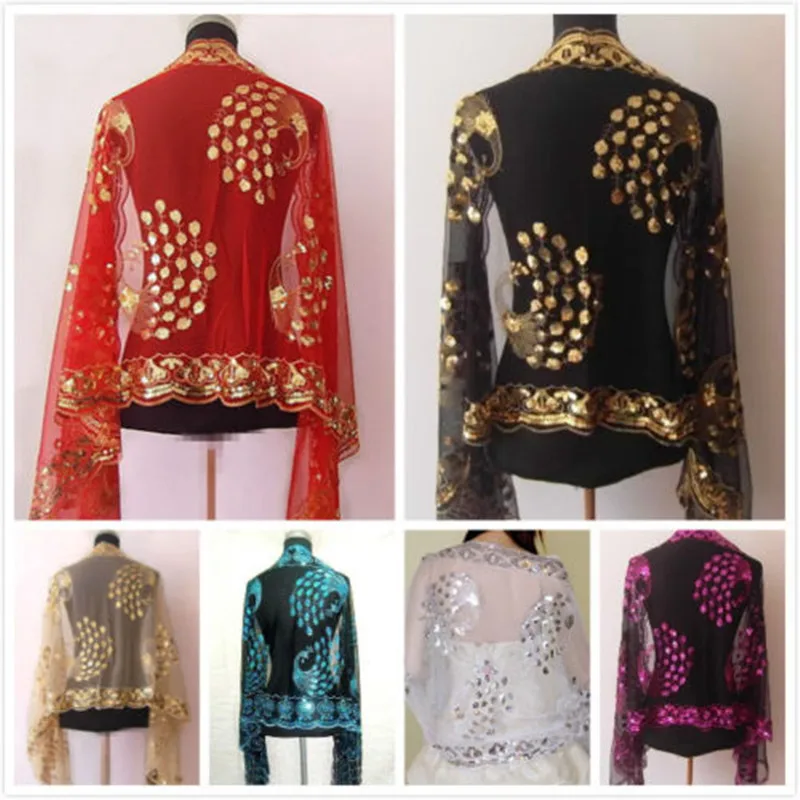 New Wholesale Blue/Black/White/Red Paillette Shawl Chinese Lady Women Beaded Sequin Shawl/Scarf Wraps Peacock Flower Pashmina
New Wholesale Blue/Black/White/Red Paillette Shawl Chinese Lady Women Beaded Sequin Shawl/Scarf Wraps Peacock Flower Pashmina