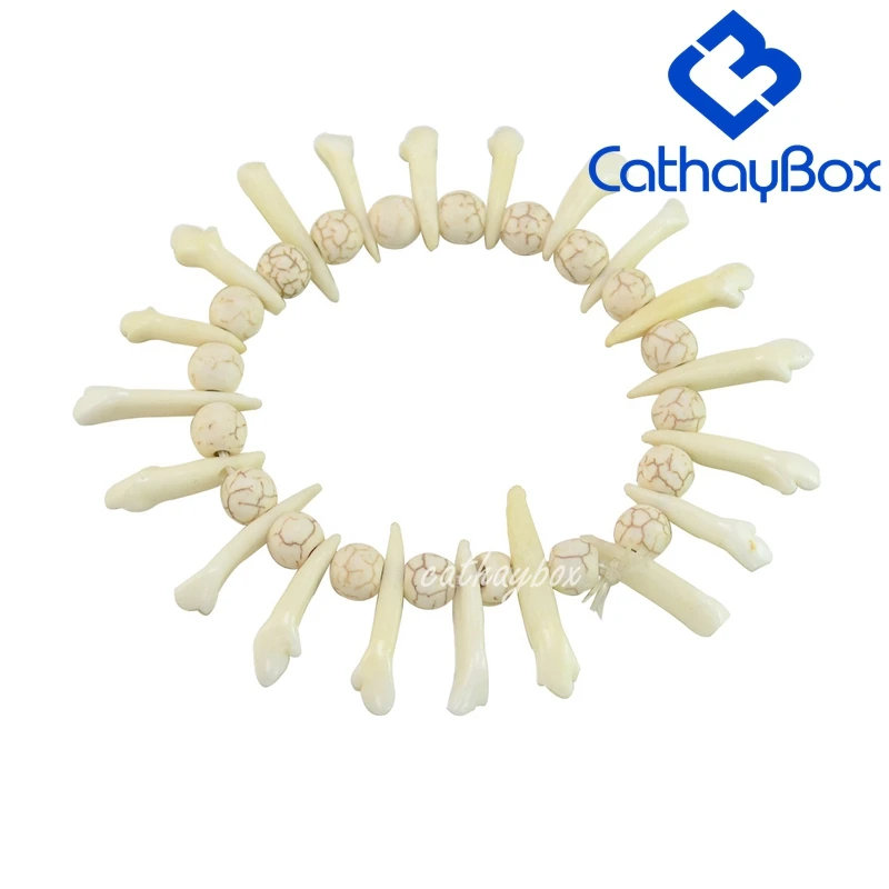 Handmade Tibetan Style Cream Beads Horse Tooth Charm Bracelet Size For Women Elastic Length
Handmade Tibetan Style Cream Beads Horse Tooth Charm Bracelet Size For Women Elastic Length