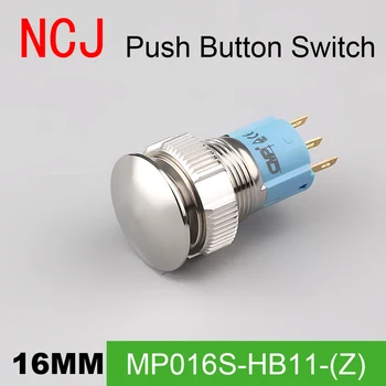 NCJ 16mm Metal Push Button Switch IP67 Maintained Alternate Latching & self-reset Momentary Reset 3A
NCJ 16mm Metal Push Button Switch IP67 Maintained Alternate Latching & self-reset Momentary Reset 3A
