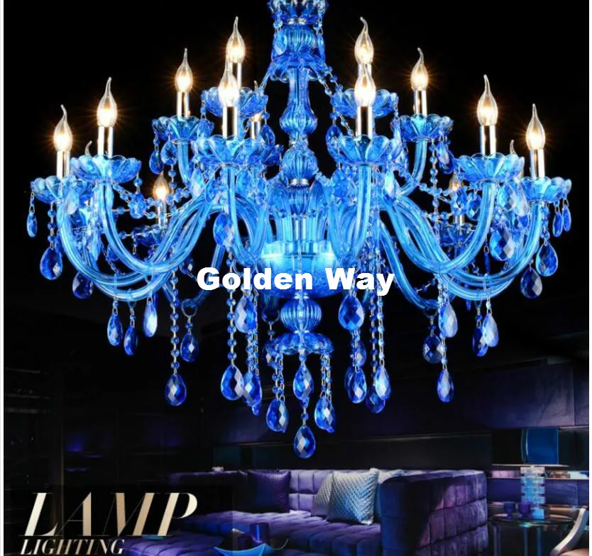 Modern European Chandelier Blue Color Crystal Lighting Modern Chandelier Lustre de Crustal Light Home Decor K9 Crystal Lighting
Modern European Chandelier Blue Color Crystal Lighting Modern Chandelier Lustre de Crustal Light Home Decor K9 Crystal Lighting