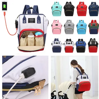 USB Diaper Bag for Mom Fashion Travel Backpack for Women bolsa maternidade Support overseas warehouse
USB Diaper Bag for Mom Fashion Travel Backpack for Women bolsa maternidade Support overseas warehouse