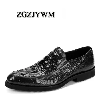 ZGZJYWM Spring/Autumn Crocodile Style Genuine Black/Red Leather Breathable Casual Flats Wedding Driving Business Men Shoes
ZGZJYWM Spring/Autumn Crocodile Style Genuine Black/Red Leather Breathable Casual Flats Wedding Driving Business Men Shoes