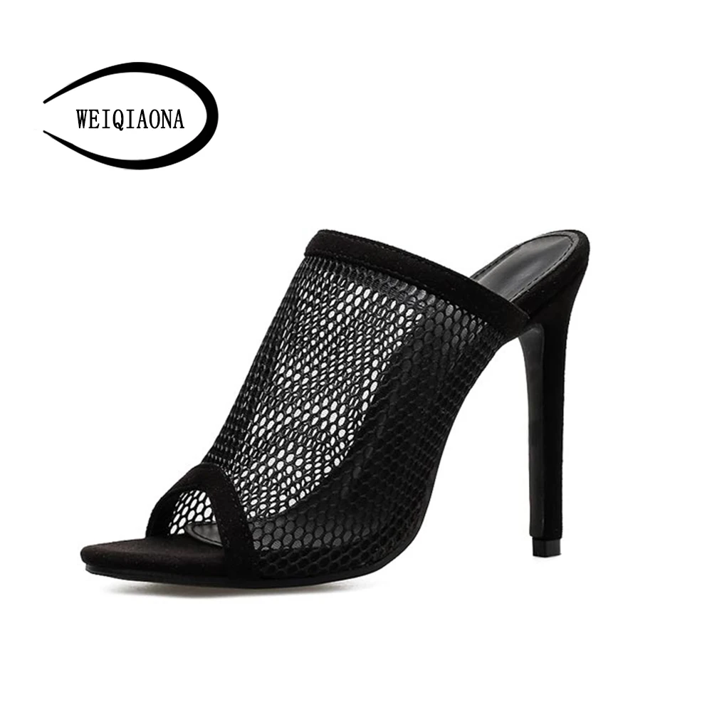 WEIQIAONA 2018 New Casual Women for Shoes Sexy Black Mesh High Heels Open Toe Hollow Sandals Boots Party Shoes Nightclub Shoes
WEIQIAONA 2018 New Casual Women for Shoes Sexy Black Mesh High Heels Open Toe Hollow Sandals Boots Party Shoes Nightclub Shoes