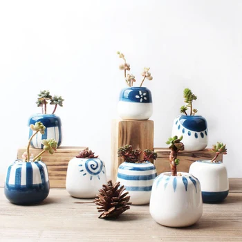 Mini Hand-Drawing Ceramic Succulent Plant Pot Handmade Porcelain Planter Home Decor Flower Pot Bonsai Planter Office Decoration
Mini Hand-Drawing Ceramic Succulent Plant Pot Handmade Porcelain Planter Home Decor Flower Pot Bonsai Planter Office Decoration
