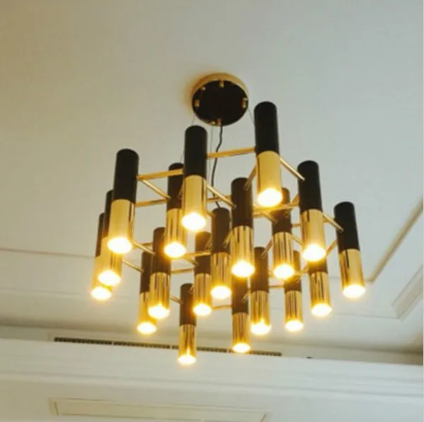 black and gold metal aluminum tube chandelier lamp Italy modern design suspension light for dinning restaurant
black and gold metal aluminum tube chandelier lamp Italy modern design suspension light for dinning restaurant
