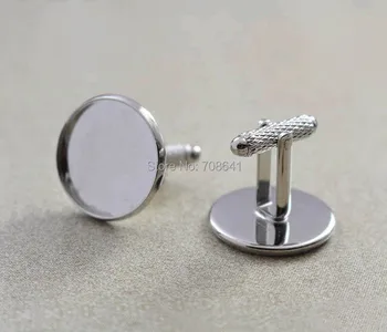Blank Men's Whorl Cufflinks Settings with Round Bezel Resin Cabochons Bases French Cuff links DIY Findings Rhodium tone Plated
Blank Men's Whorl Cufflinks Settings with Round Bezel Resin Cabochons Bases French Cuff links DIY Findings Rhodium tone Plated