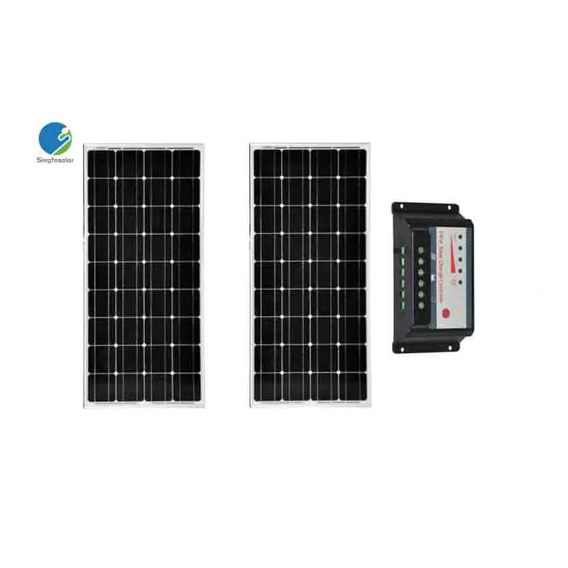 Фото Солнечная панель 100 Вт 12 В 2 шт. 24 200 контроллер заряда солнечной батареи В/24 20 А для