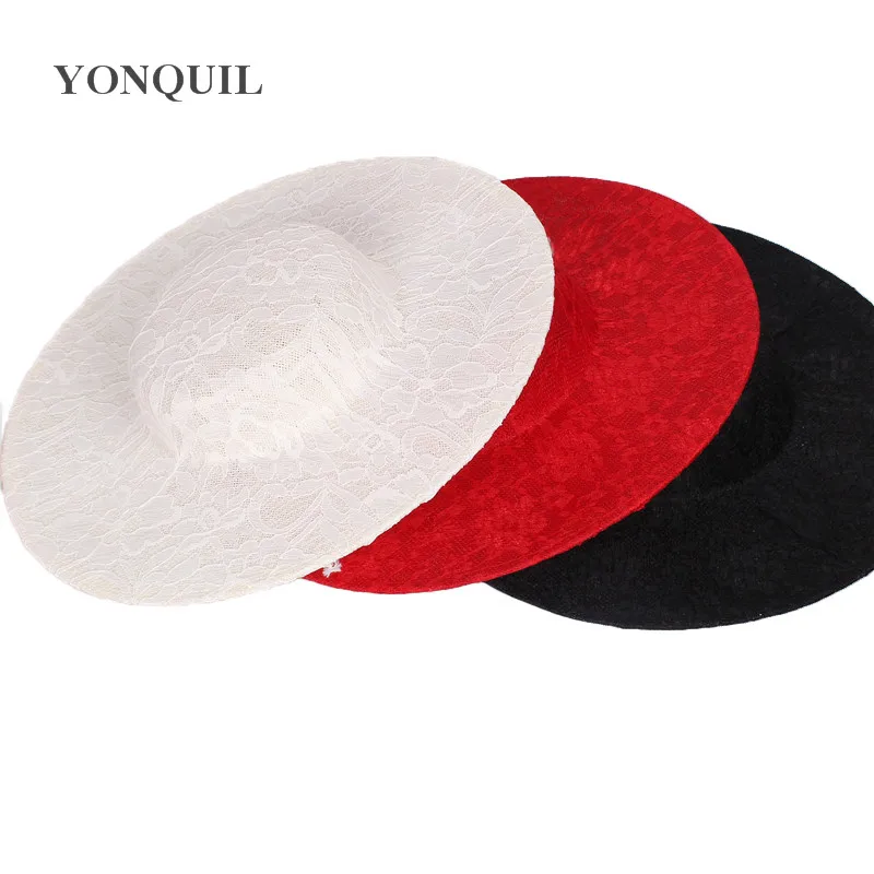 NEW ARRIVAL 30CM ivory big size millinery imitation SINAMAY fascinators base with lace cocktail party hat DIY hair accessories
NEW ARRIVAL 30CM ivory big size millinery imitation SINAMAY fascinators base with lace cocktail party hat DIY hair accessories