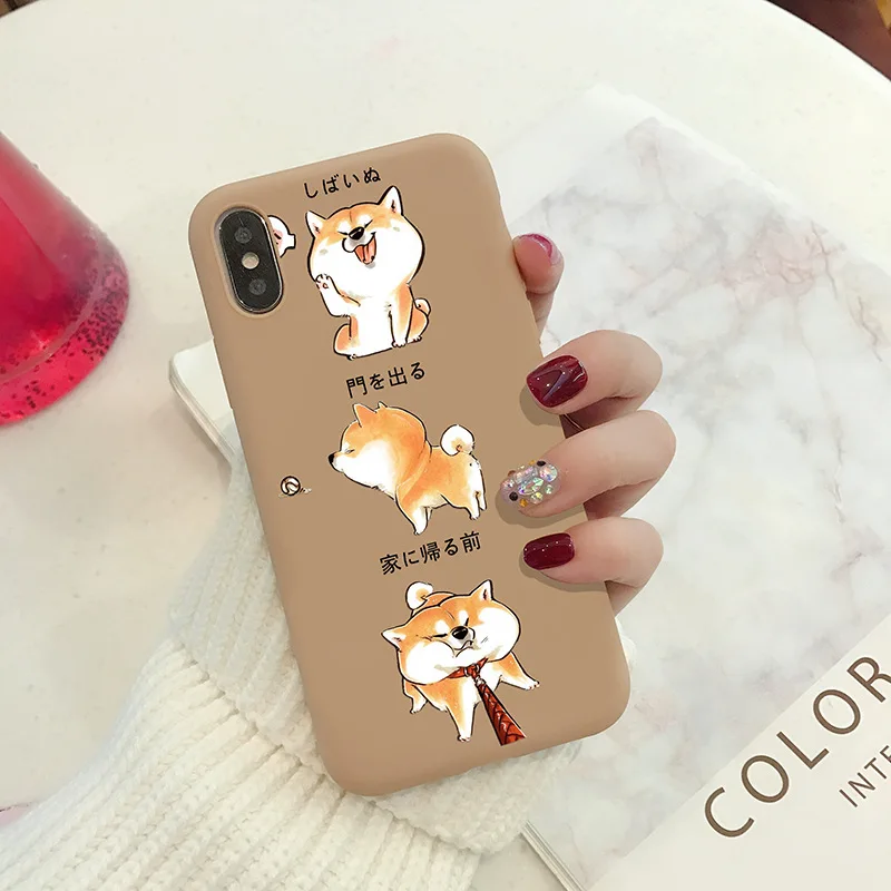Shiba Inu Lovely Animal Green Red Gray Phone Case For Iphone 7 8 XS MAX XR X Case With Text Pattern Protective Cover Soft Coque
Shiba Inu Lovely Animal Green Red Gray Phone Case For Iphone 7 8 XS MAX XR X Case With Text Pattern Protective Cover Soft Coque