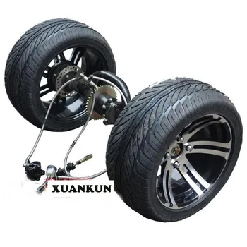 XUANKUN Modified Beach Car Karting Accessories Differential Two-Disc Brakes Rear Axle Rear 270-30-14 Inch Tires Wheel Hub
XUANKUN Modified Beach Car Karting Accessories Differential Two-Disc Brakes Rear Axle Rear 270-30-14 Inch Tires Wheel Hub