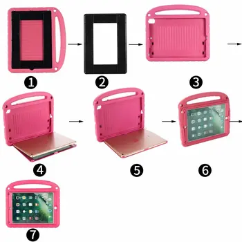Hand-held ShockProof EVA For Ipad 2017 2018 9.7 A1822 A1823 A1893 A1954 Cover Handle Stand Generation Case for IPad5/6 Air 1 2
Hand-held ShockProof EVA For Ipad 2017 2018 9.7 A1822 A1823 A1893 A1954 Cover Handle Stand Generation Case for IPad5/6 Air 1 2