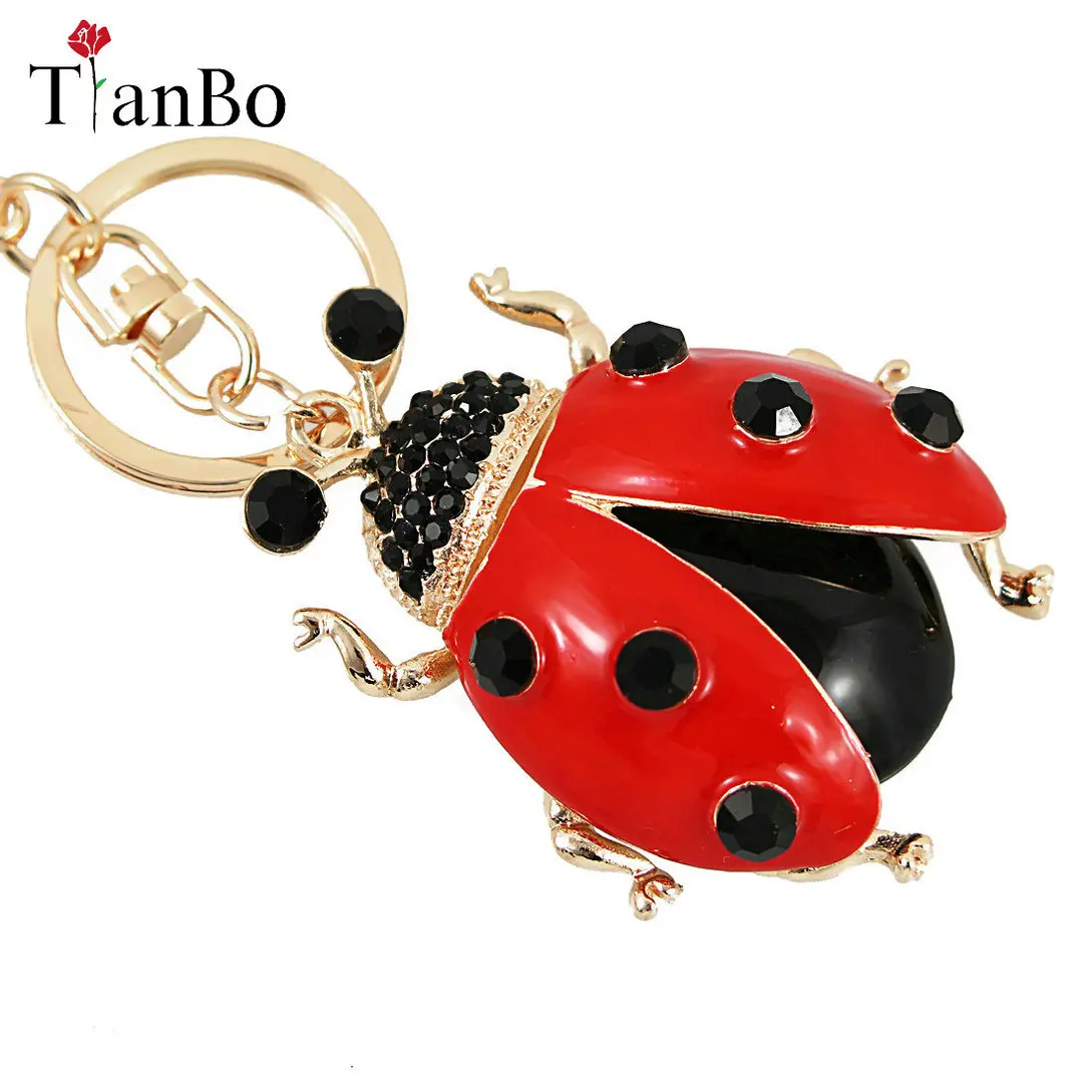 Creative Rhinestone Ladybug Beetle Pendant Key Chain Ring Fashion Charm Alloy Handbag Keychain Car Keyring Women Jewelry Gift
Creative Rhinestone Ladybug Beetle Pendant Key Chain Ring Fashion Charm Alloy Handbag Keychain Car Keyring Women Jewelry Gift