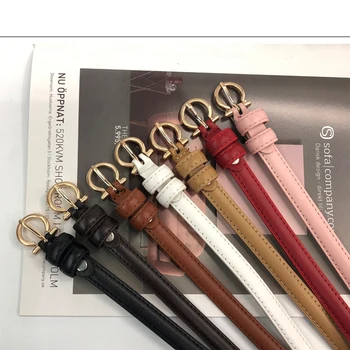 2019 New Women's belt PU Leather gold Pin Buckles thin female belt jeans belts for women dress fashion Harajuku simple
2019 New Women's belt PU Leather gold Pin Buckles thin female belt jeans belts for women dress fashion Harajuku simple