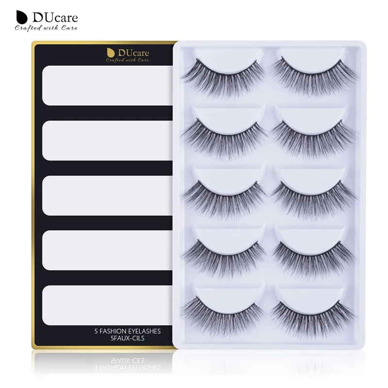 DUcare 5 Pairs False Eyelashes False Eyelashes Extension Soft Natural Long Handmade Cosmetic Makeup Tools
DUcare 5 Pairs False Eyelashes False Eyelashes Extension Soft Natural Long Handmade Cosmetic Makeup Tools
