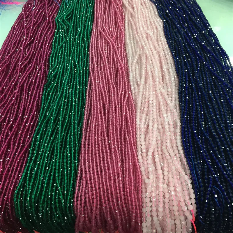 Natural Genuine Sapphire Ruby Emerald Hand Cut Clear 3MM Loose Faceted Beads Small Size for DIY Gemstone Bracelet Necklace Gift
Natural Genuine Sapphire Ruby Emerald Hand Cut Clear 3MM Loose Faceted Beads Small Size for DIY Gemstone Bracelet Necklace Gift