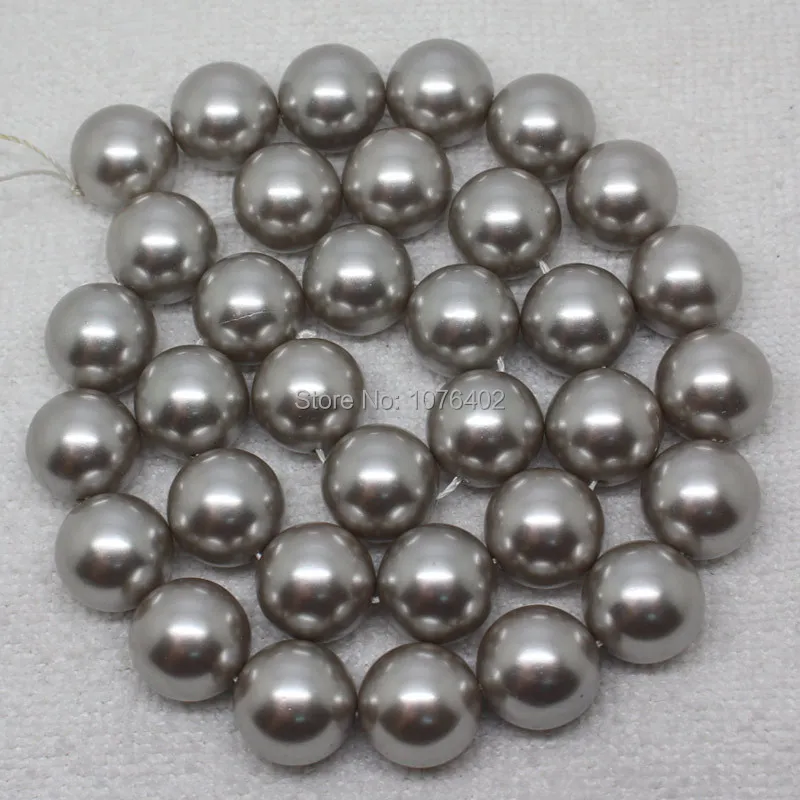 Wholesales 34pcs,12mm Silver Grey Shell Pearl mother pearl For Necklace DIY Round Spacer Loose Beads Strand 15''
Wholesales 34pcs,12mm Silver Grey Shell Pearl mother pearl For Necklace DIY Round Spacer Loose Beads Strand 15''