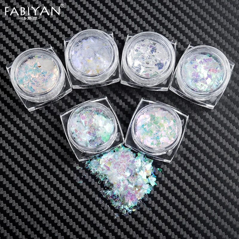 Irregular Nail Art AB Chameleon Flakes Glitter Paillette Powder Transparent Sequins Manicure Decorations DIY 3D Tips 6 Boxes/Set
Irregular Nail Art AB Chameleon Flakes Glitter Paillette Powder Transparent Sequins Manicure Decorations DIY 3D Tips 6 Boxes/Set