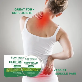 Best Hot Sale Hemp Balm Salve Cream Muscle Pain Relief with 2500mg Herbal Supplemant Health Massage EK-New
Best Hot Sale Hemp Balm Salve Cream Muscle Pain Relief with 2500mg Herbal Supplemant Health Massage EK-New