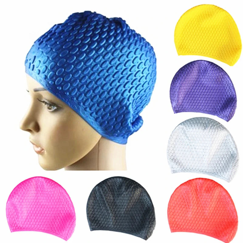 Silicone Waterproof Swimming Caps Protect Ears Long Hair Sports Swim Pool Hat Swimming Cap Free size for Men & Women Adults
Silicone Waterproof Swimming Caps Protect Ears Long Hair Sports Swim Pool Hat Swimming Cap Free size for Men & Women Adults