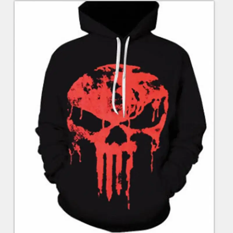 2018 New design 3D Punisher Hoodies Sweatshirts Lycra Civil War Avengers Cosplay Costume Fitness Autumn Jacket Couple Tops
2018 New design 3D Punisher Hoodies Sweatshirts Lycra Civil War Avengers Cosplay Costume Fitness Autumn Jacket Couple Tops
