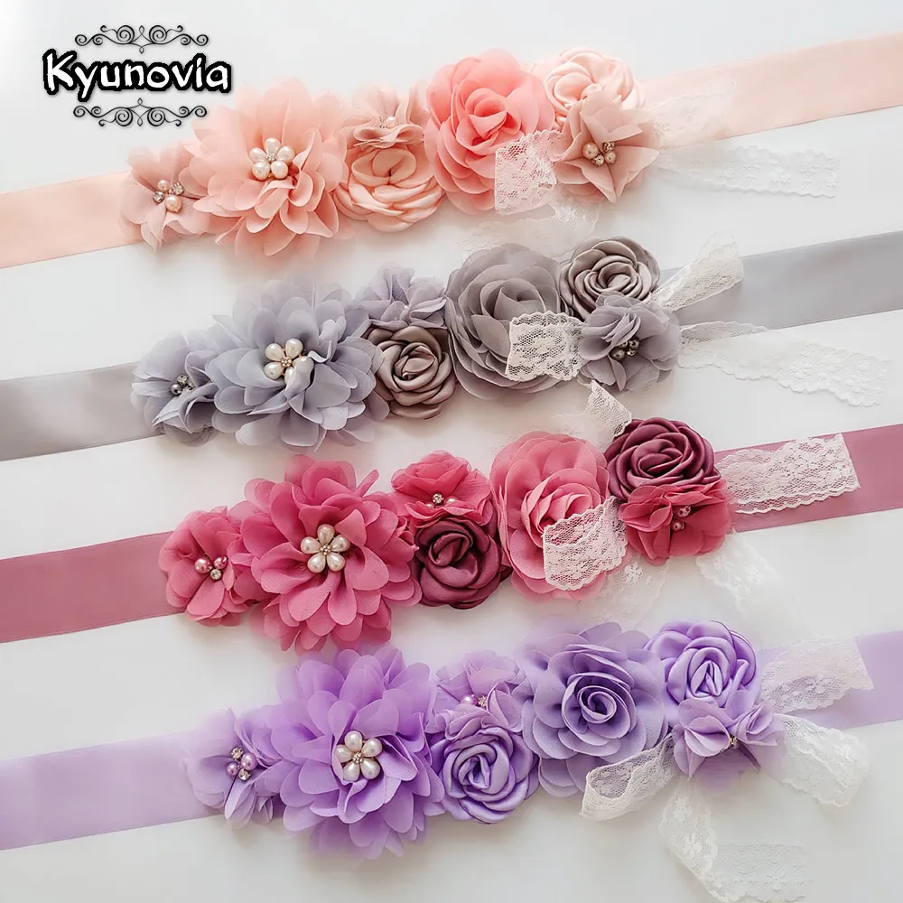 Kyunovia Fashion Lace flower Belt Women flower girl Wedding Sashes Wedding Ribbons Rhinestones Belts Wedding Dress Belt D95
Kyunovia Fashion Lace flower Belt Women flower girl Wedding Sashes Wedding Ribbons Rhinestones Belts Wedding Dress Belt D95