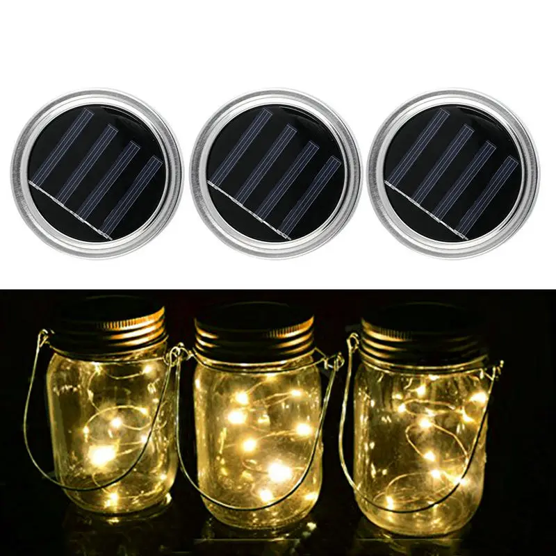 2m 20leds Solar powered Mason Jar Lid Insert fairy string vine light Lantern Patio Garden Bottle Porch night Wedding Party Decor
2m 20leds Solar powered Mason Jar Lid Insert fairy string vine light Lantern Patio Garden Bottle Porch night Wedding Party Decor