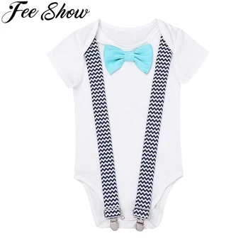 Newborn Infant Baby Boys First Birthday Romper Short Sleeves Clothes Bow Tie Suspenders Baby Overall Body For Baby Boy Clothes
Newborn Infant Baby Boys First Birthday Romper Short Sleeves Clothes Bow Tie Suspenders Baby Overall Body For Baby Boy Clothes