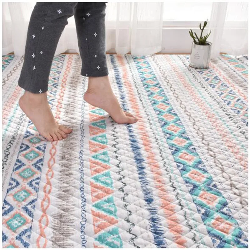 All cotton home baby crawling mats Cotton tatami bedside blanket Living room tea pads
All cotton home baby crawling mats Cotton tatami bedside blanket Living room tea pads