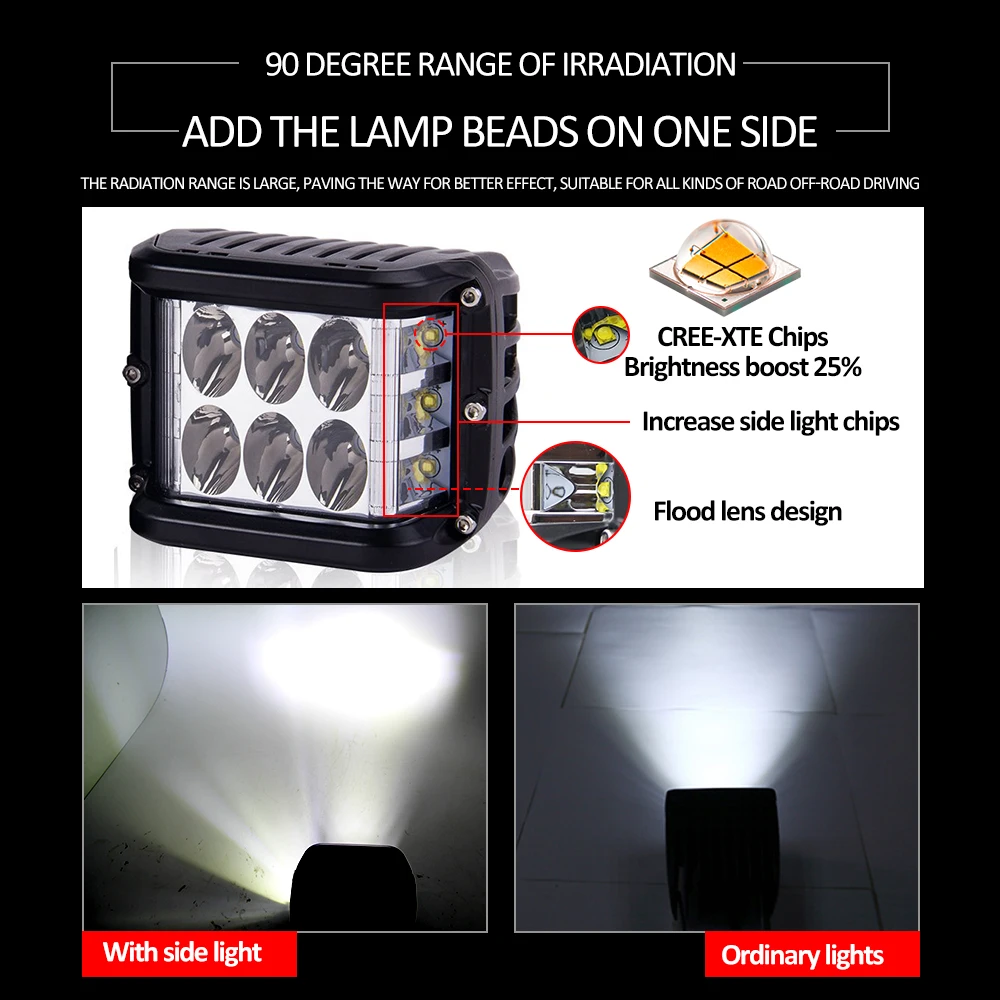 CO-LIGHT-4-Inch-45W-LED-Work-Light-Bar-12V-24V-Spot-Flood-Led-Light-Bar