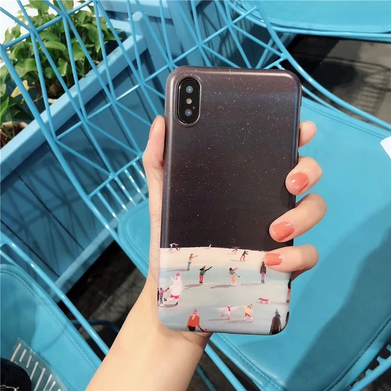 Cartoon ski park painted TPU case for iphone X 7 7Plus IMD Starry sky Case For iphone 6 6s 6plus 8 8plus back cover
Cartoon ski park painted TPU case for iphone X 7 7Plus IMD Starry sky Case For iphone 6 6s 6plus 8 8plus back cover