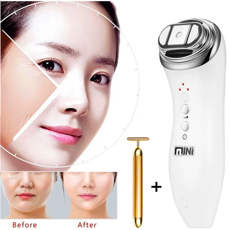 

2018 Hot Mini Hifu Focused Ultrasound Bipolar RF Face Neck Lifting Beauty Massager Wrinkle Removal Tightening Radio Frequency