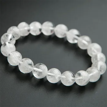 10mm Natural White Phantom Quartz Gemstone Round Stretch Crystal Bead Fine Jewelry Bracelets
10mm Natural White Phantom Quartz Gemstone Round Stretch Crystal Bead Fine Jewelry Bracelets