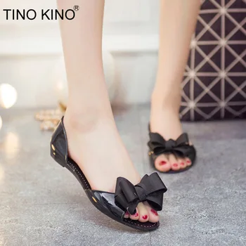 TINO KINO Women Flat Bowtie Summer Sandals Jelly Shoes PU Peep Toe Slides Female Slip On Sandalias Ladies Fashion Shoes
TINO KINO Women Flat Bowtie Summer Sandals Jelly Shoes PU Peep Toe Slides Female Slip On Sandalias Ladies Fashion Shoes