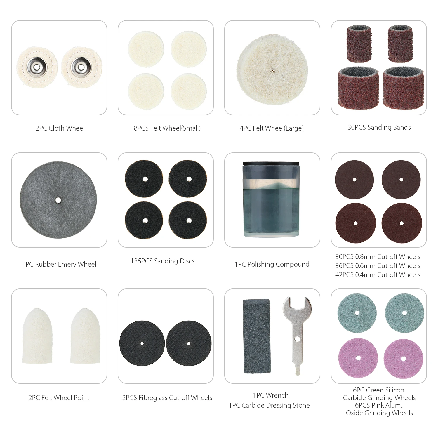 Meterk 349pcs Rotary Drill Tool Electric Grinder Accessories With Case R2O2 Meterk 349pcs Rotary Drill Tool Electric Grinder Accessories With Case R2O2