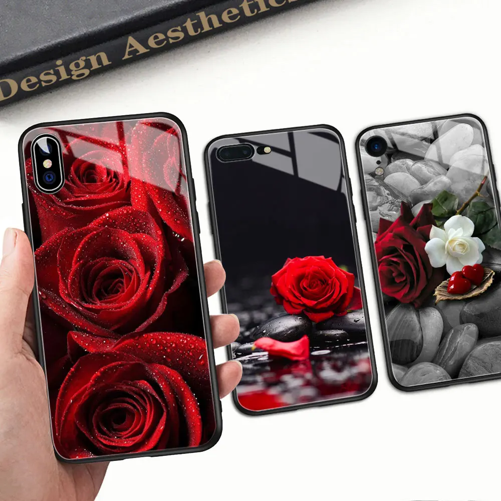 FinderCase for iPhone 6 Case Hard Back Cover Glass Red Rose Floral Case for iPhone 6 6S plus 8 7 plus X XR XS MAX 11 pro max
FinderCase for iPhone 6 Case Hard Back Cover Glass Red Rose Floral Case for iPhone 6 6S plus 8 7 plus X XR XS MAX 11 pro max