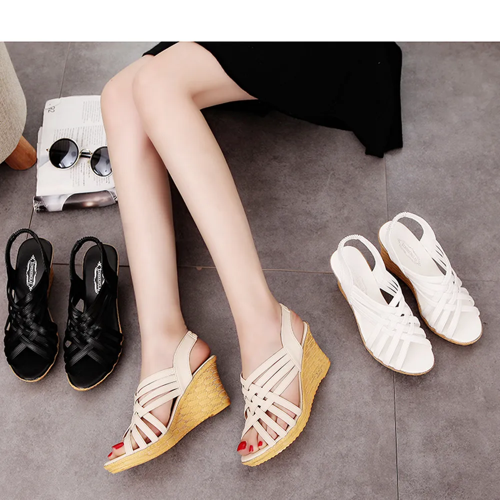 Woman Sandal High Platforms Cut Outs Woman Pattern Checkered Belt Gladiator Shoes sandaletten womens shoes#E3
Woman Sandal High Platforms Cut Outs Woman Pattern Checkered Belt Gladiator Shoes sandaletten womens shoes#E3