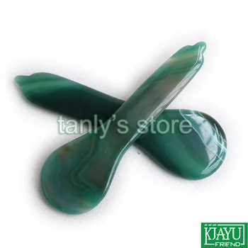 2pieces/lot Traditional Massage Tool Guasha beauty face Board Natural Green Agate Stone (spoon shape)
2pieces/lot Traditional Massage Tool Guasha beauty face Board Natural Green Agate Stone (spoon shape)