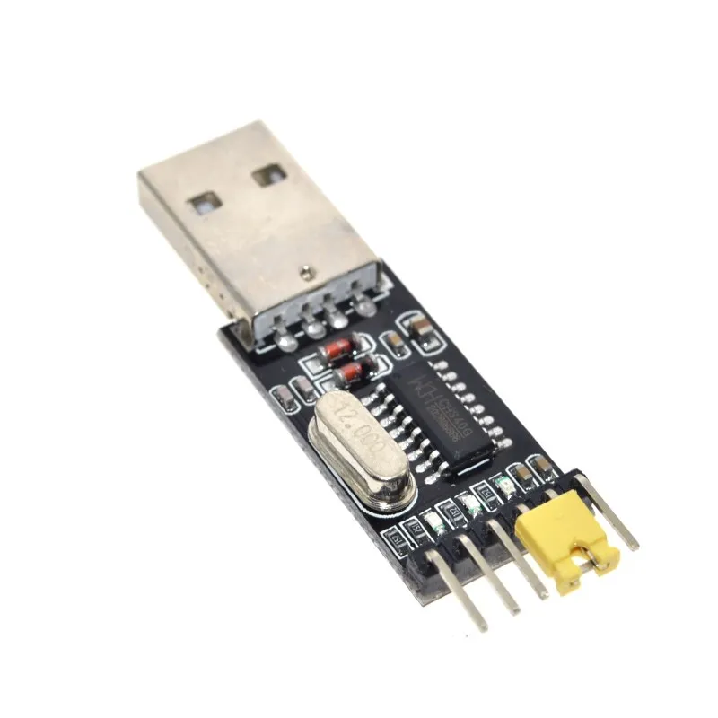 Image Free Shipping CH340 module USB to TTL CH340G upgrade download a small wire brush plate STC microcontroller board USB to serial