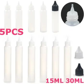 5PCS X 15ML 30ML Plastic Empty Squeezable Pen Shaped Eye E Liquid Jucie Vape Dropper LDPE Bottles Containers with Caps Tips
5PCS X 15ML 30ML Plastic Empty Squeezable Pen Shaped Eye E Liquid Jucie Vape Dropper LDPE Bottles Containers with Caps Tips