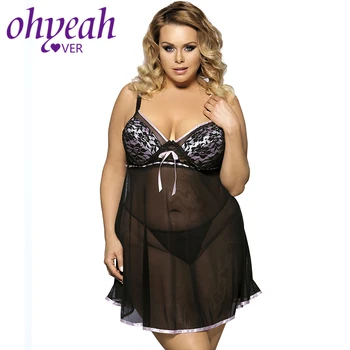 Ohyeahlover Sexy Lingerie Sexy Underwear Robe Erotique Baby Doll Sexy Lingerie RM7922 Plus Size Floral Bra Transparent Babydoll
Ohyeahlover Sexy Lingerie Sexy Underwear Robe Erotique Baby Doll Sexy Lingerie RM7922 Plus Size Floral Bra Transparent Babydoll