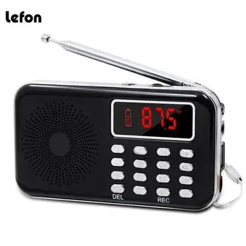 LEFON Portable Digital Mini Radio FM Receiver Support MP3 Player REC Recorder TF Card/USB Disk LED Screen Display Flashlight
LEFON Portable Digital Mini Radio FM Receiver Support MP3 Player REC Recorder TF Card/USB Disk LED Screen Display Flashlight