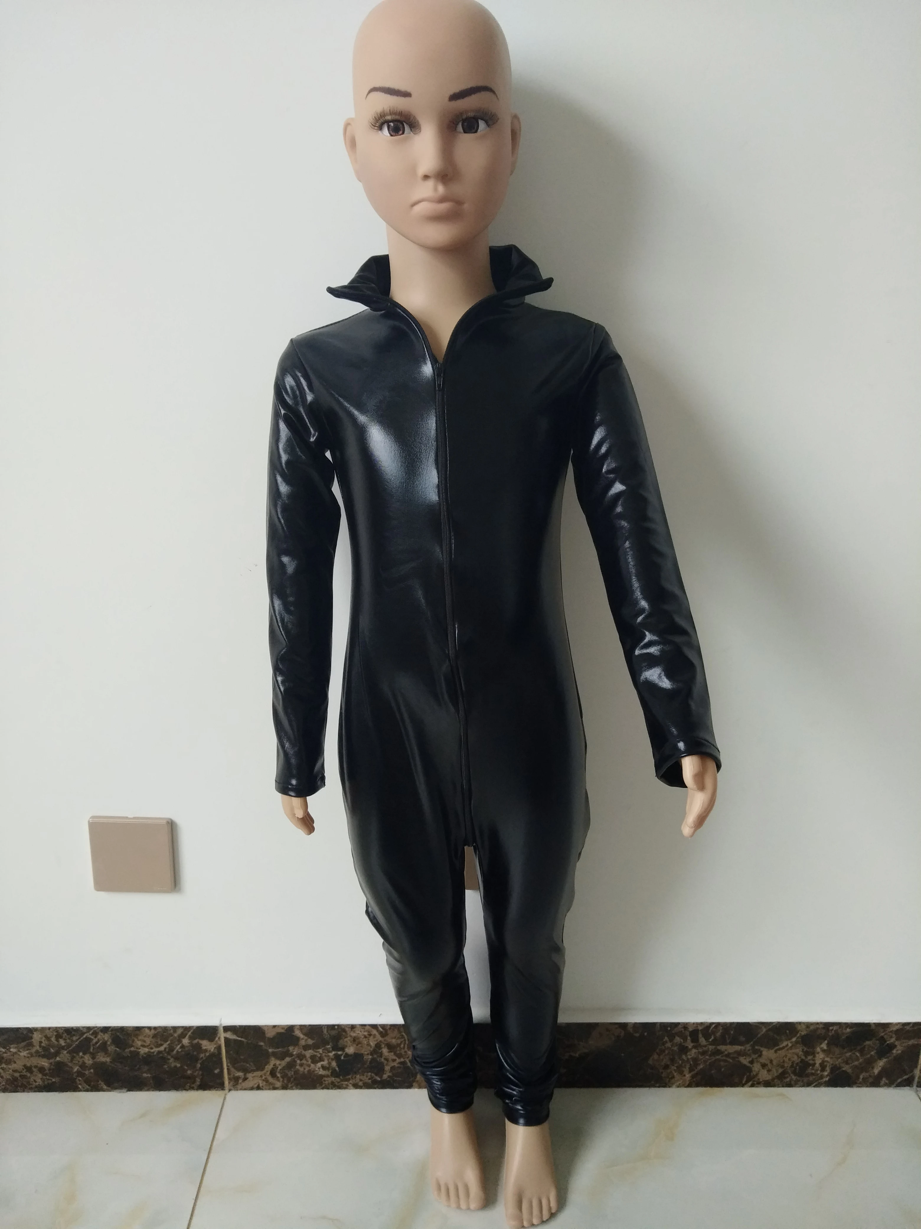Brand kids boy girl Shiny Metallic cosplay Catsuit Leotard with front double Zipper crotch zipper for children
Brand kids boy girl Shiny Metallic cosplay Catsuit Leotard with front double Zipper crotch zipper for children