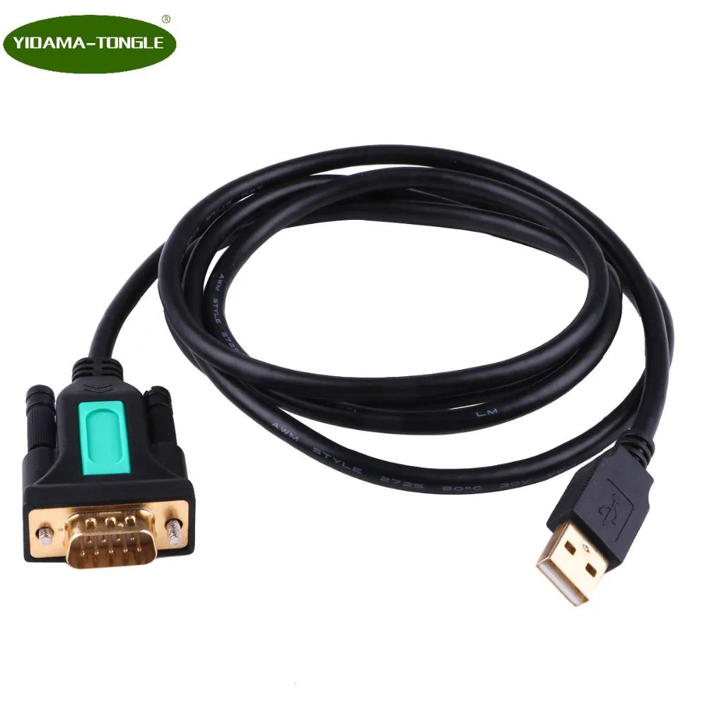 USB 2.0 to RS232 DB9 Serial Cable male Converter Adapter with Prolific PL2303 FTDI Chipset for Win10 8.1 8 7 Vista XP 2000 5ft
USB 2.0 to RS232 DB9 Serial Cable male Converter Adapter with Prolific PL2303 FTDI Chipset for Win10 8.1 8 7 Vista XP 2000 5ft