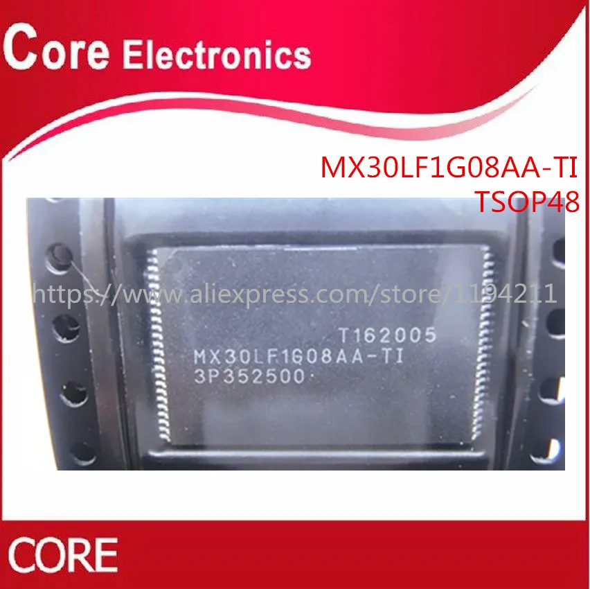 100 шт./лот MX30LF1G08AA-TI TSOP48 IC | Электронные компоненты и принадлежности