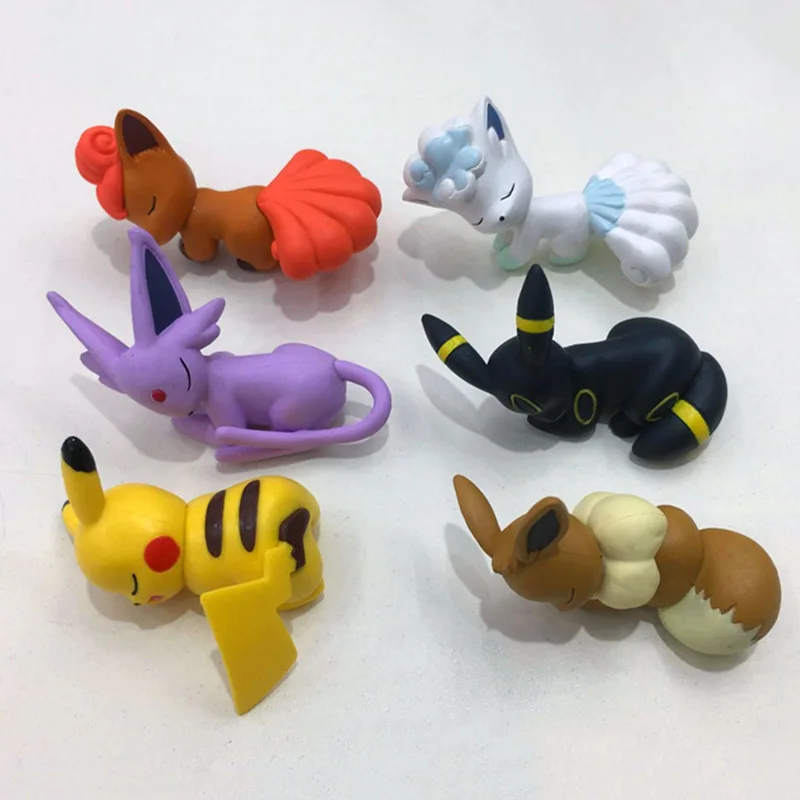 6pcs/set Cartoon Pika Eevee Vulpix Figures on the Cable pokemones Action Figures Toys Model Cable Protectors Cute Gifts
6pcs/set Cartoon Pika Eevee Vulpix Figures on the Cable pokemones Action Figures Toys Model Cable Protectors Cute Gifts